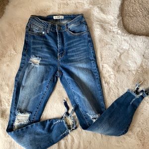 NanaMacs high rise distressed Dogma jeans